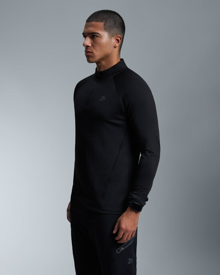 Dynamic Half-Zip Black