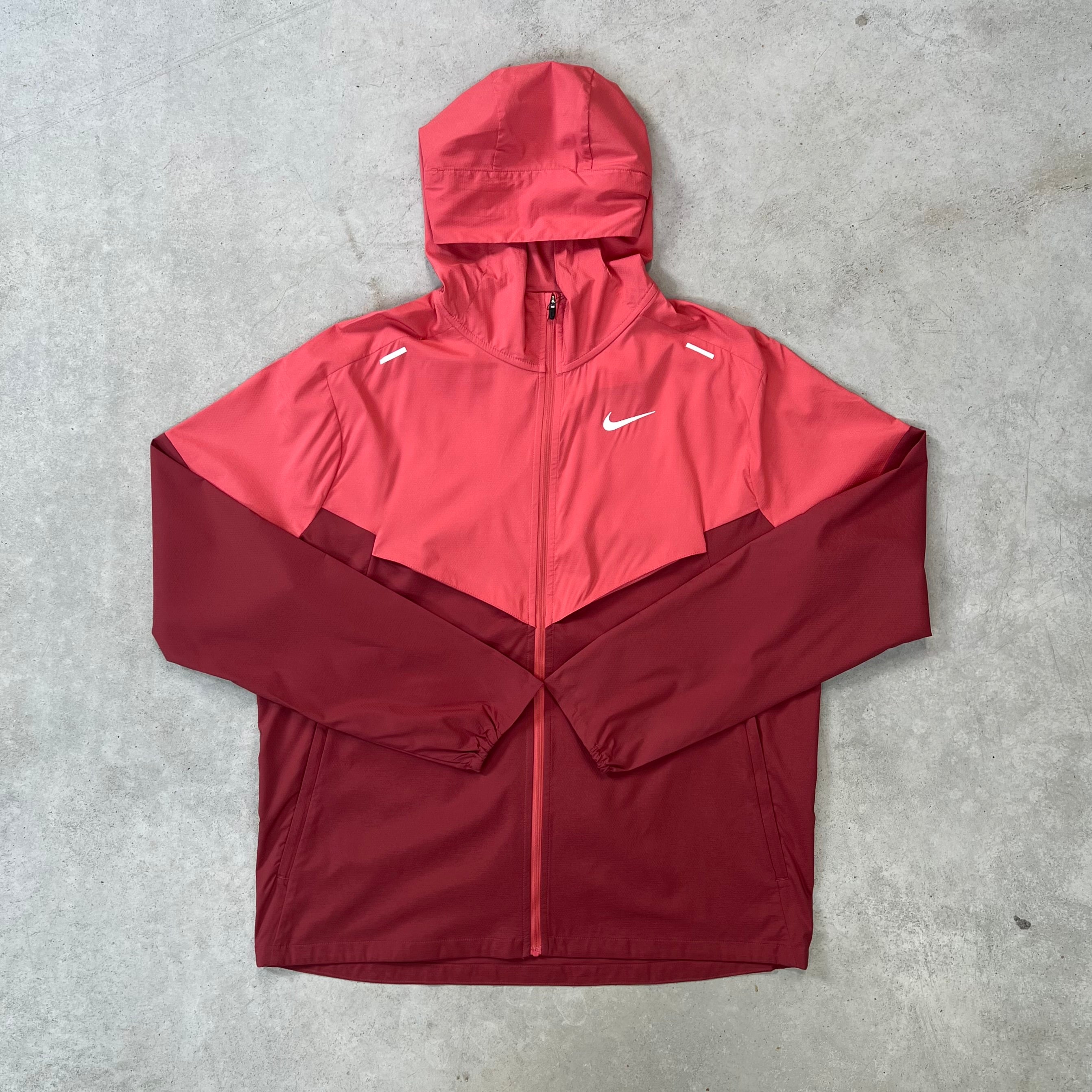 Nike Miler Running Jacket Adobe Red