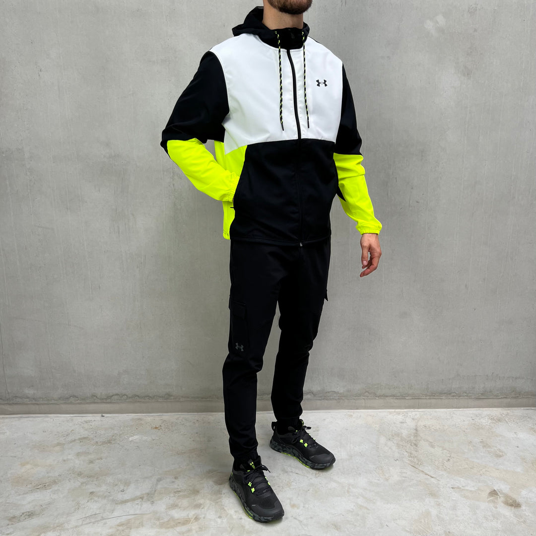 Under Armour Windbreaker Cargo Tracksuit Black Volt