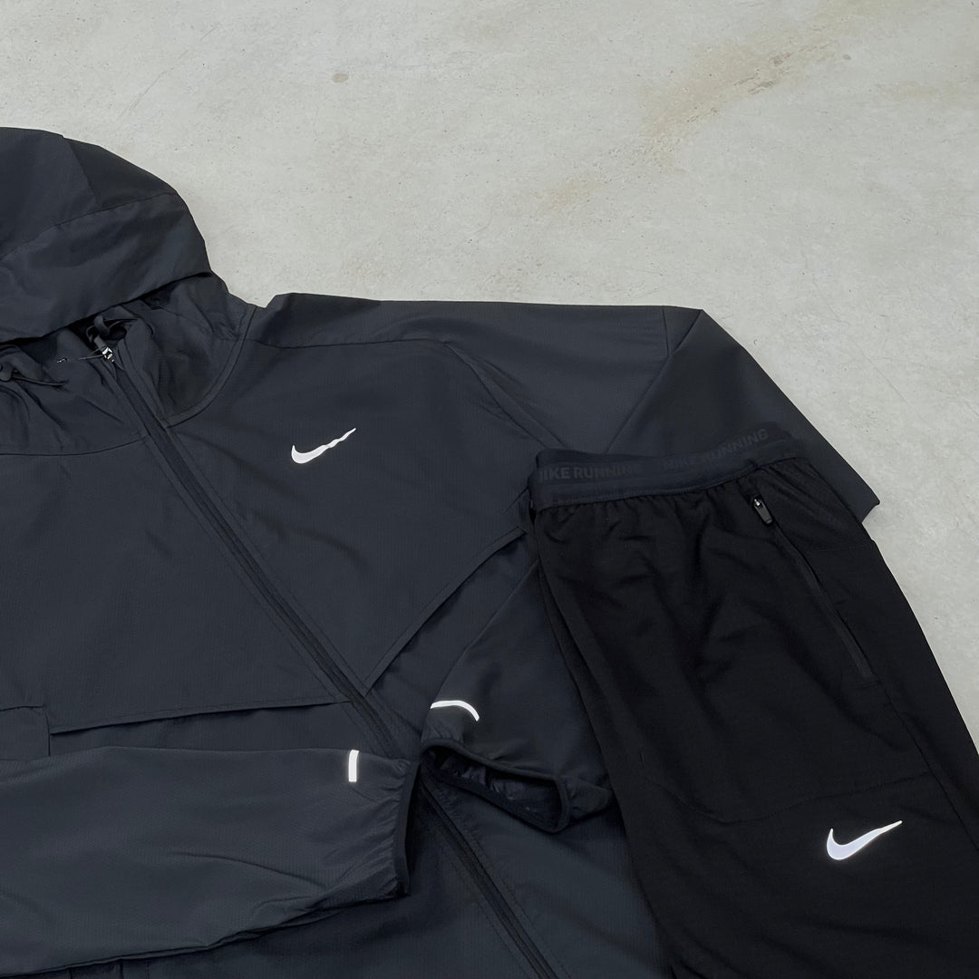 Nike Running Tracksuit Black