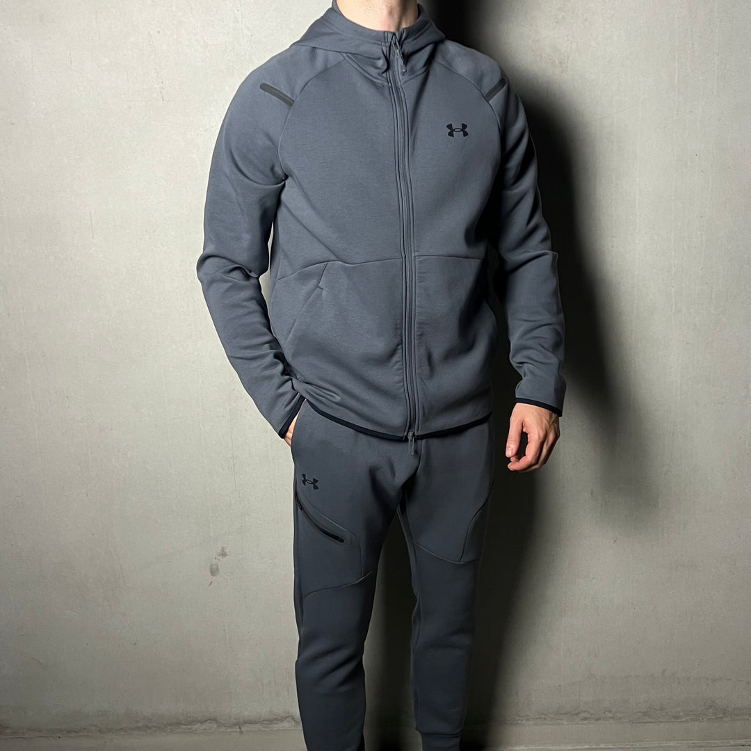 Under Armour Unstoppable Fleece Tracksuit Grey