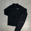 Nike Running Half-Zip Tracksuit Black