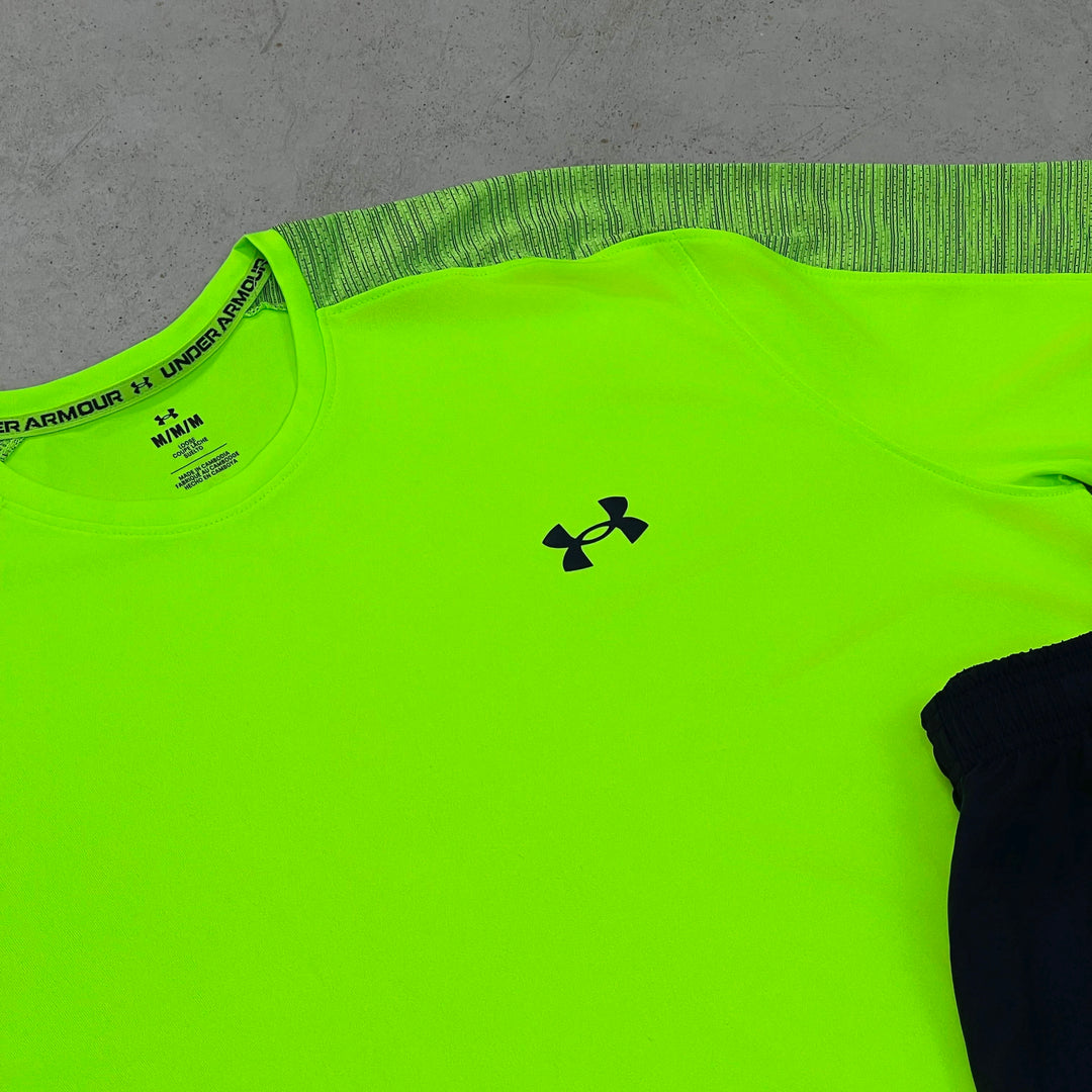 Under Armour Utility Short Set Green Navy