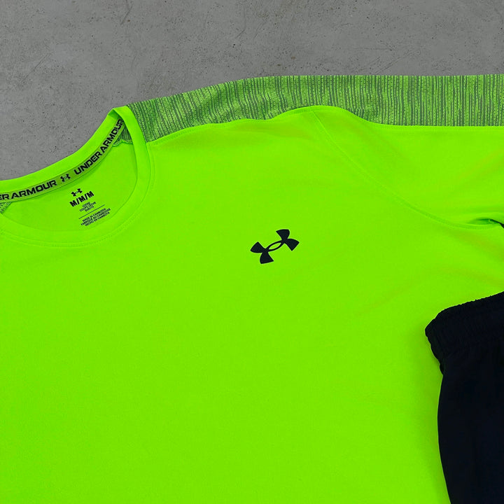 Under Armour Utility Short Set Green Navy