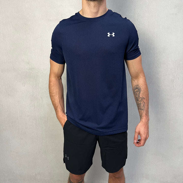 Under Armour Seamless T-Shirt Navy