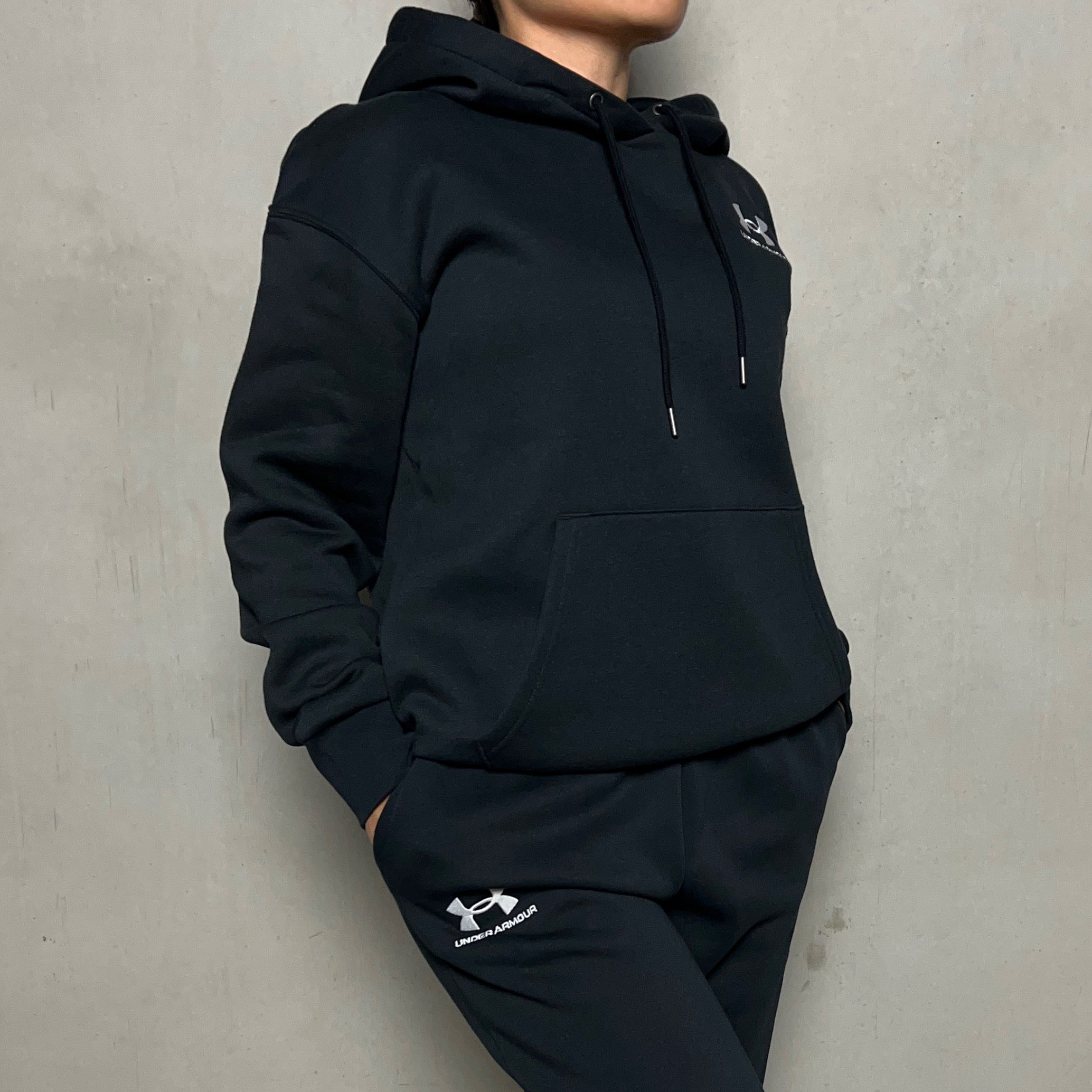 Under armour jackets black 2024 women