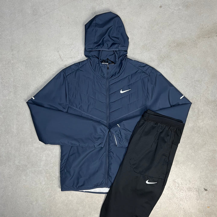 Nike Aerolayer Jacket Tracksuit Navy Black