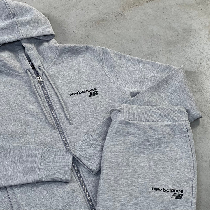 New Balance Fleece Vest Tracksuit Grey