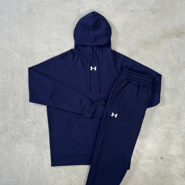 Under Armour Fleece Hoodie Tracksuit Blue