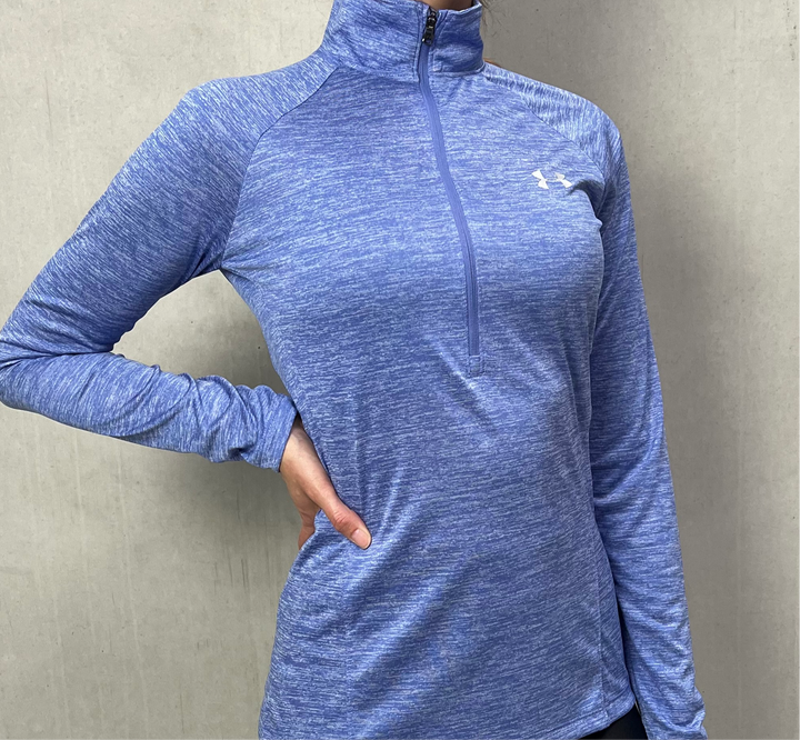 Under Armour Half-Zip Set Purple Navy Women