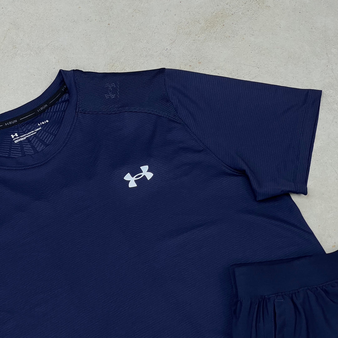 Under Armour Short Set Navy Reflective