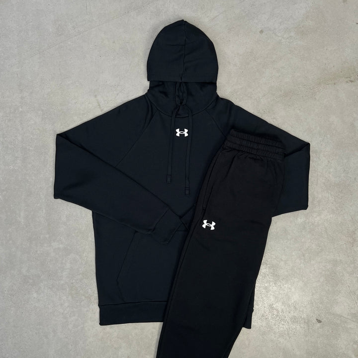 Under Armour Fleece Hoodie Tracksuit Black