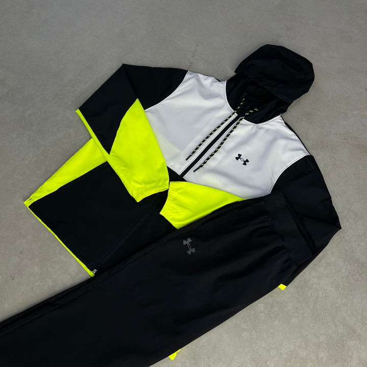 Under Armour Windbreaker Woven Tracksuit Black Volt