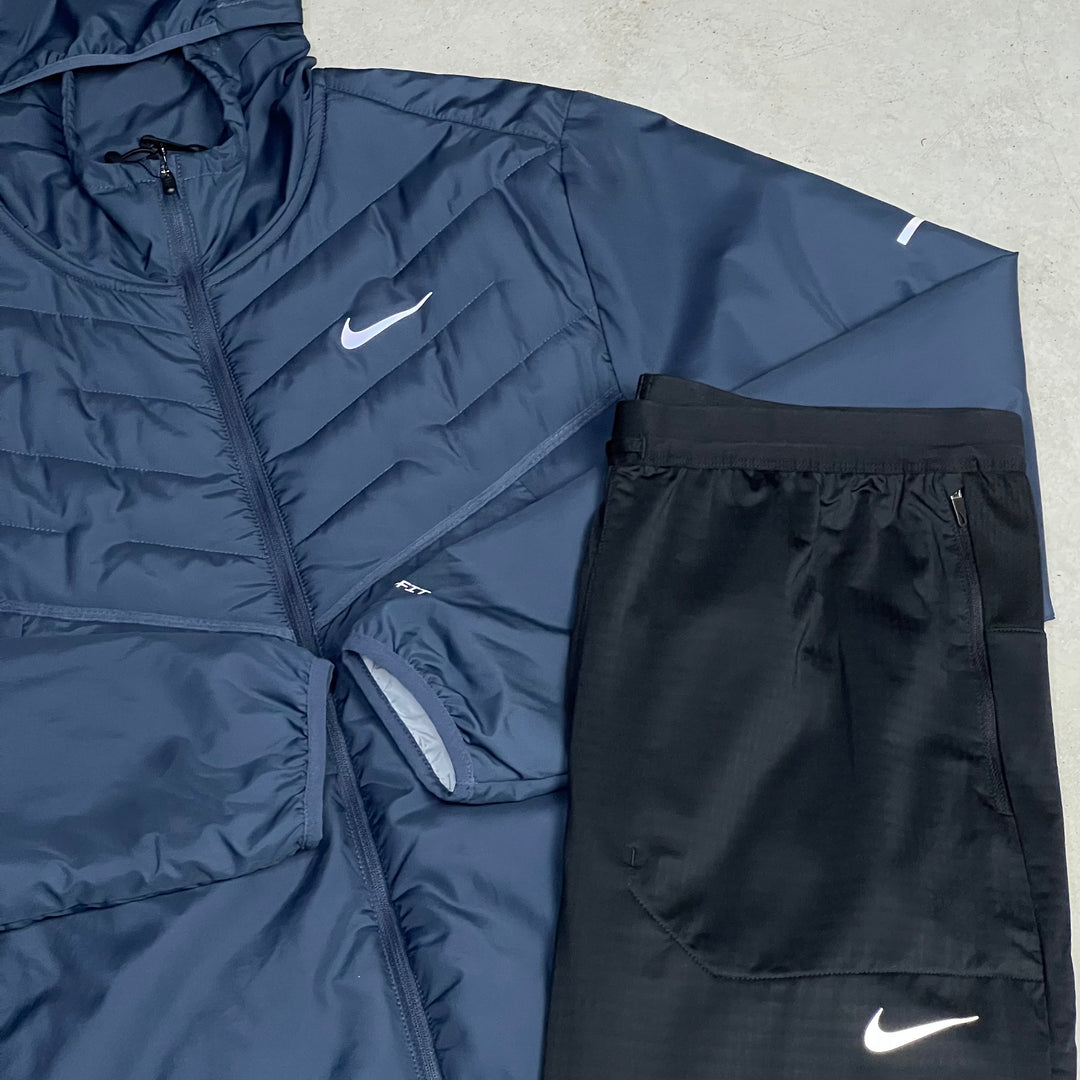 Nike Aerolayer Jacket Tracksuit Navy Black