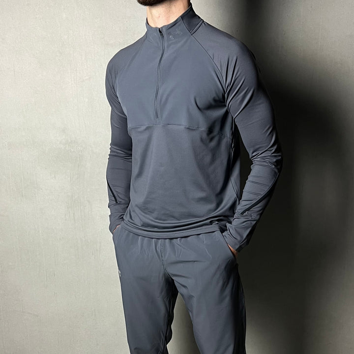 Under Armour Qualifier Half-Zip Grey