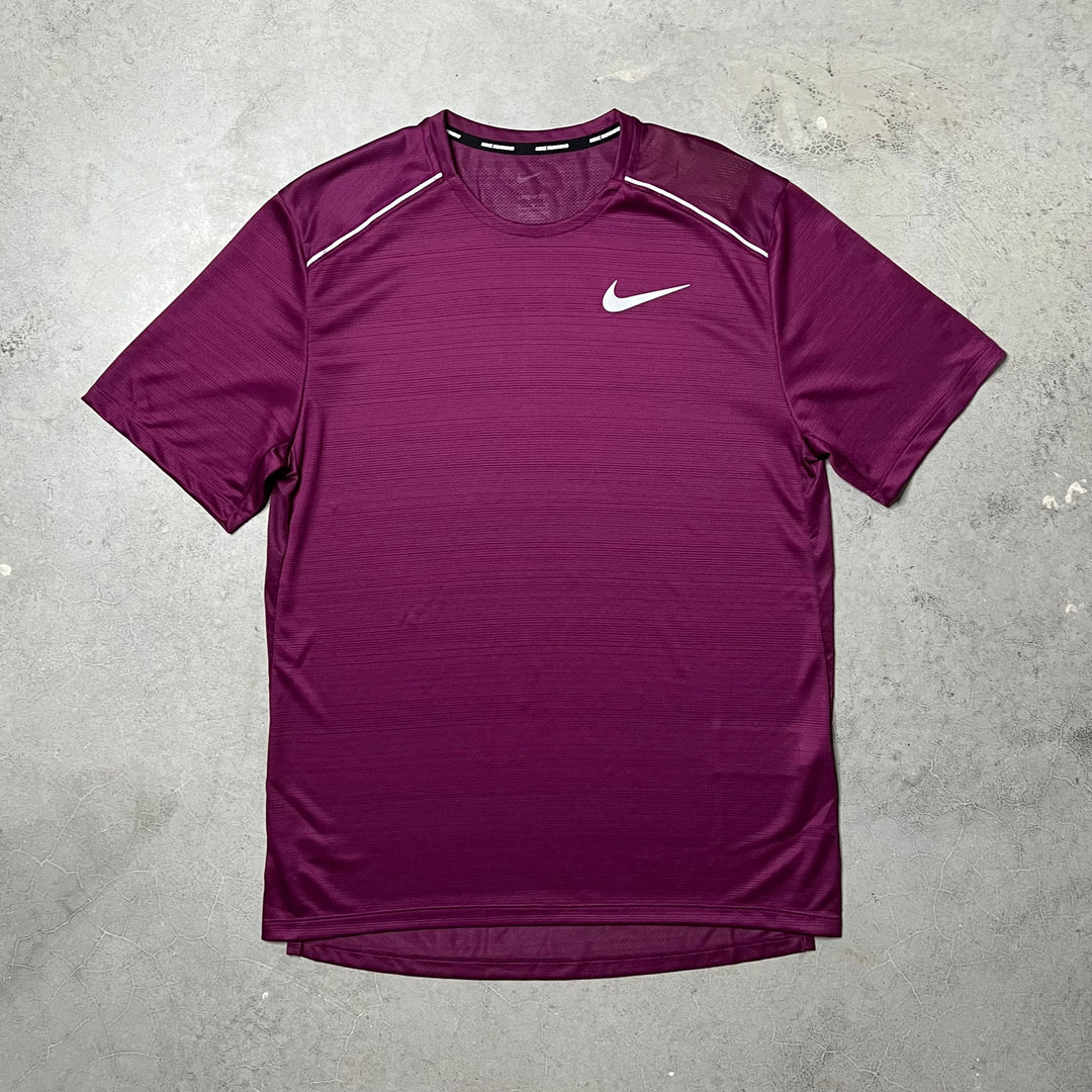 Nike Miler T-Shirt Purple Sangria
