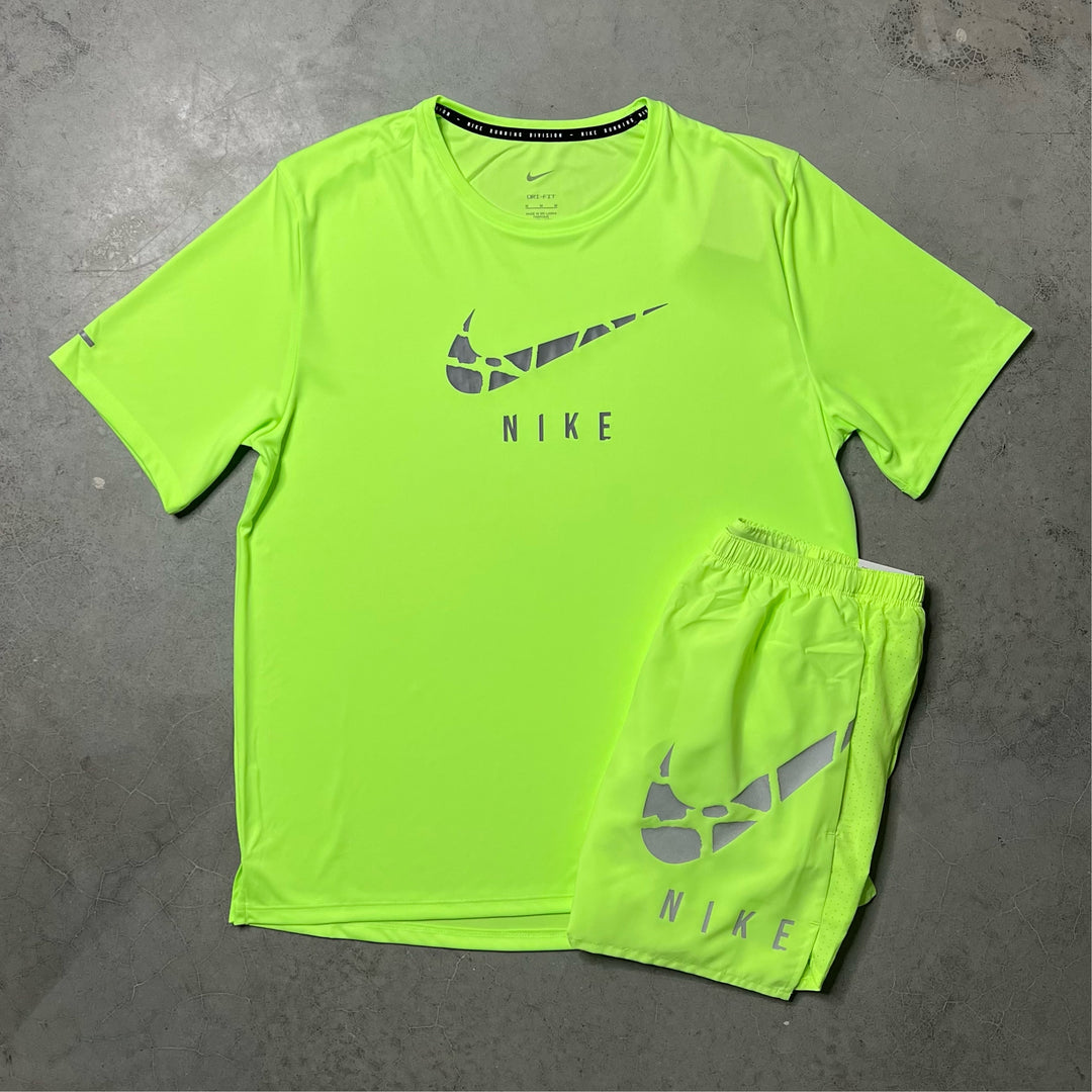 Nike Short Set Volt Yellow