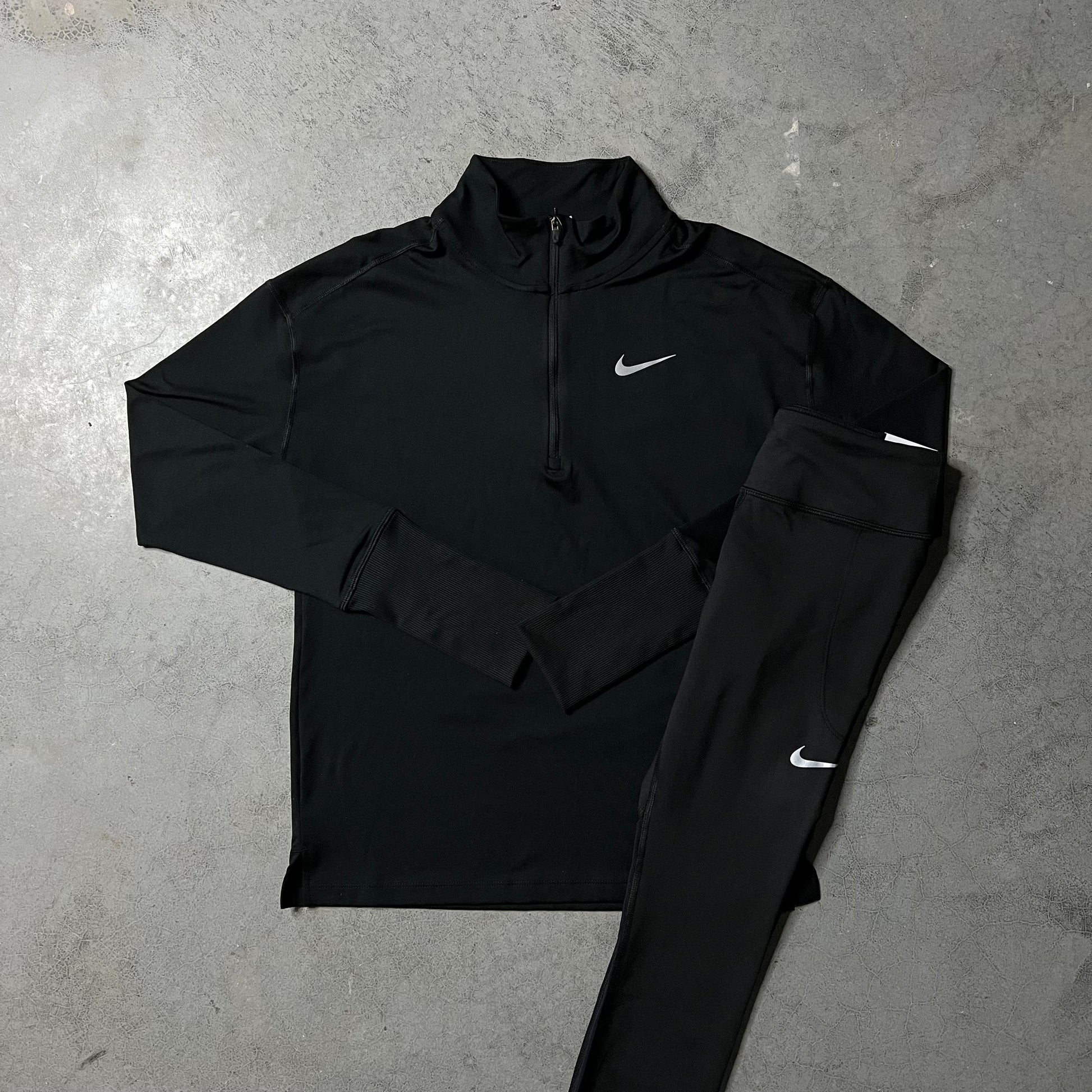 nike quarter zip set