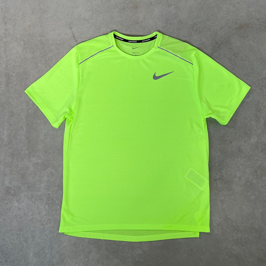 Nike Miler T-Shirt Lime Green