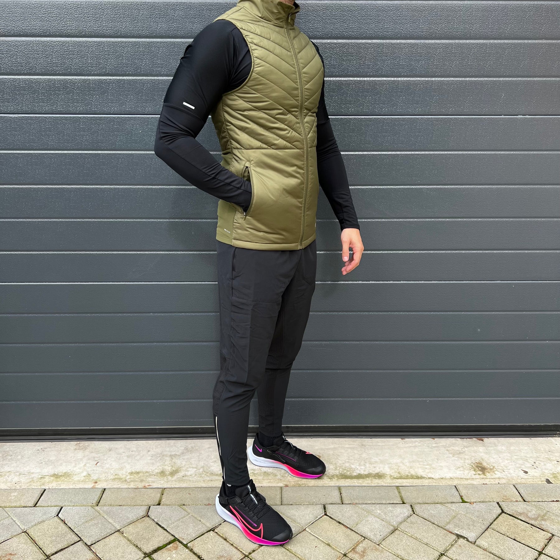 grey nike aeroloft gilet
