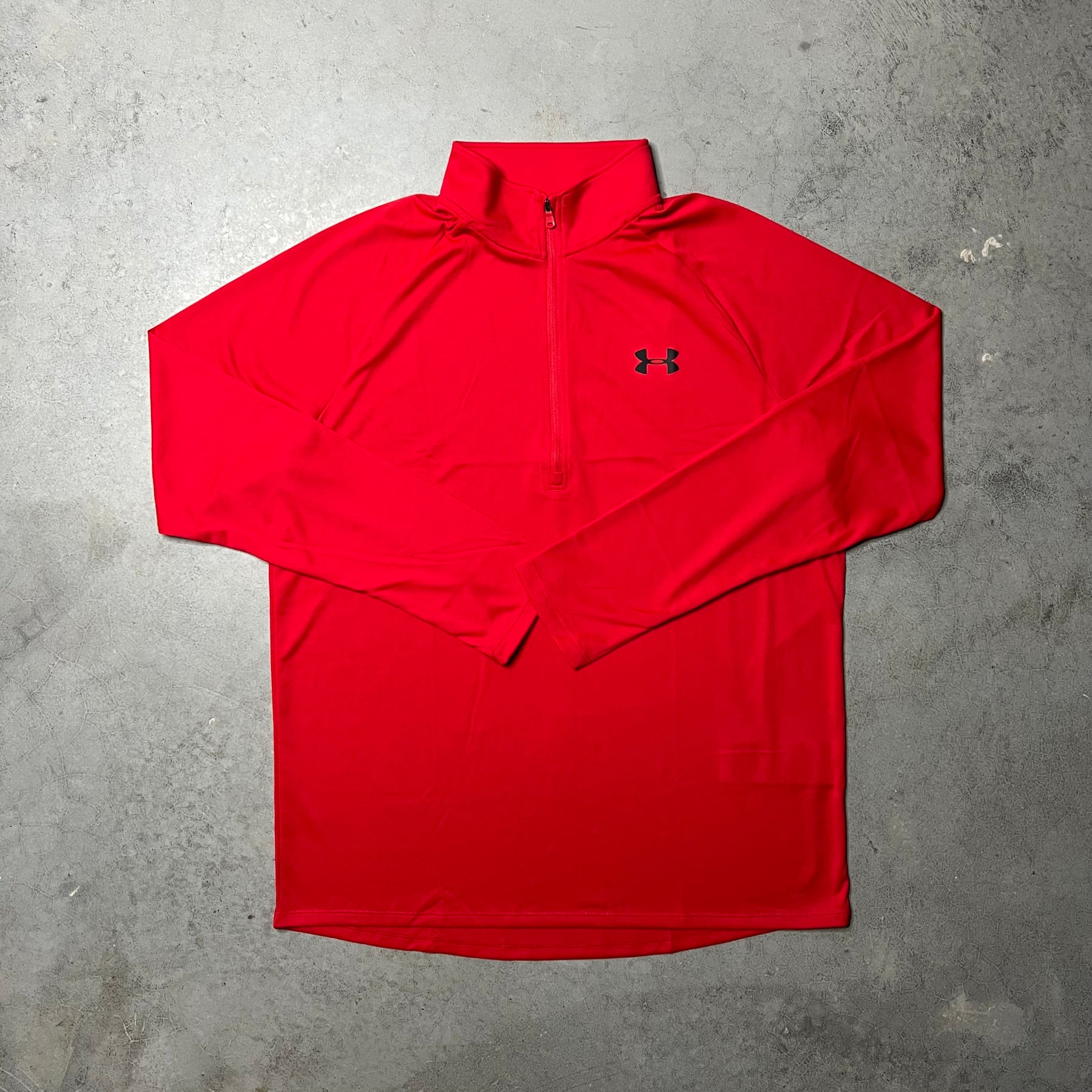 Under Armour Half-Zip Black Venom Red – 24motions